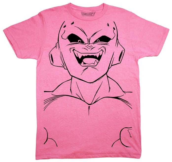 Dragon Ball Z DBZ Majin Buu Kid Buu Large Face Anime Adult T-Shirt - Fundom