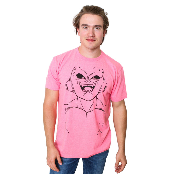 Dragon Ball Z DBZ Majin Buu Kid Buu Large Face Anime Adult T-Shirt - Fundom