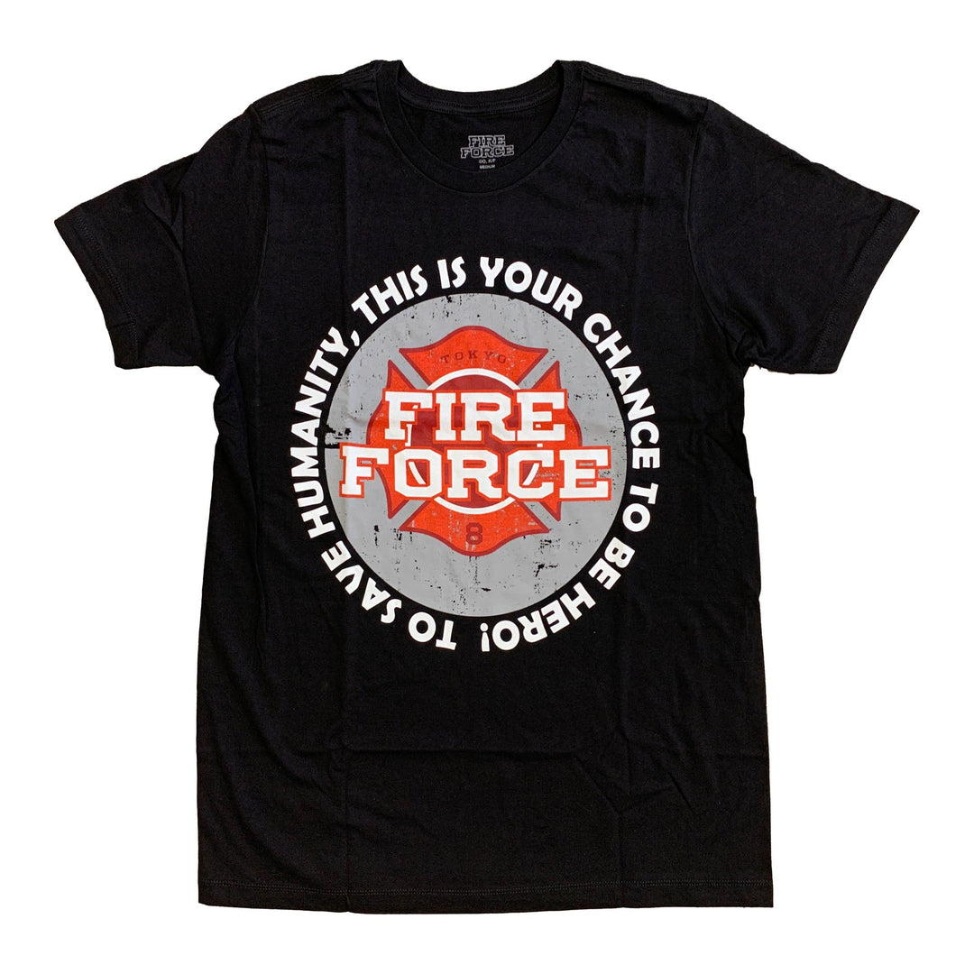 Fire Force Logo Anime Officially Licensed Adult T-Shirt - Fundom