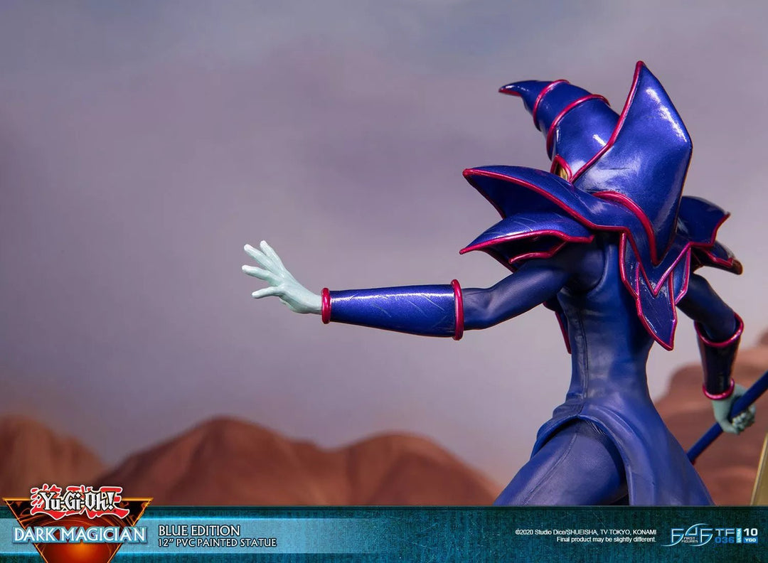First 4 Figures - Yu - Gi - Oh! - Dark Magician Blue Variant PVC Statue - Fundom