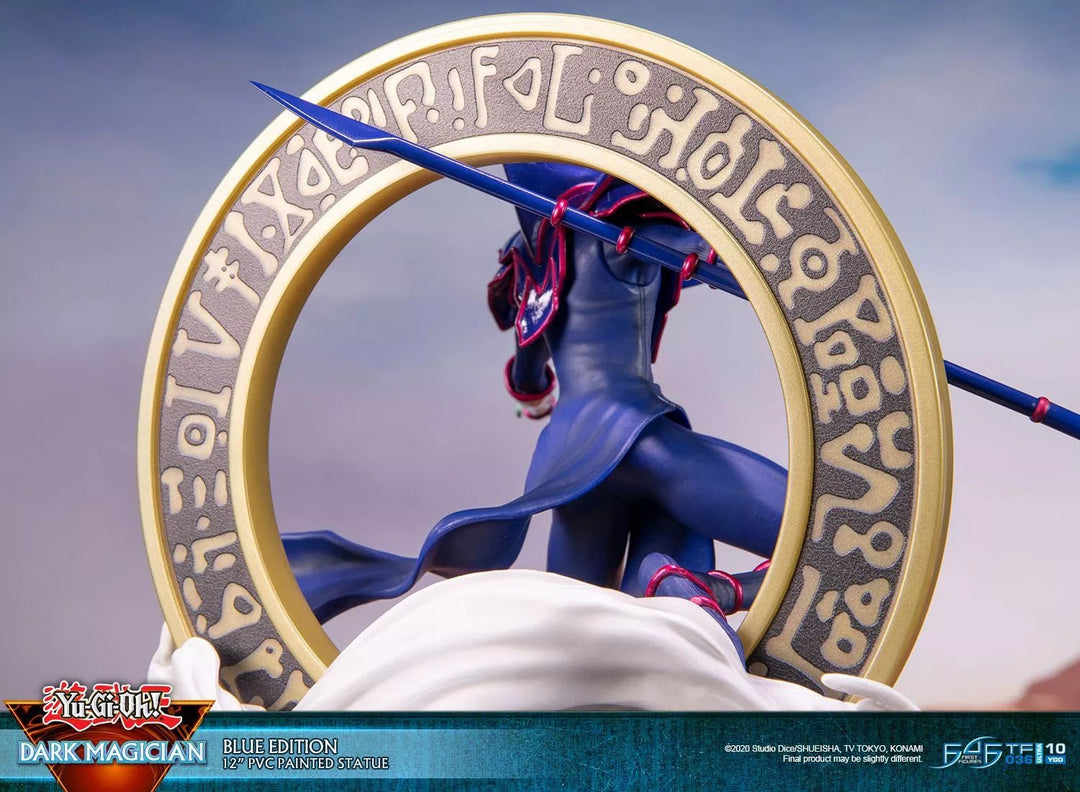 First 4 Figures - Yu - Gi - Oh! - Dark Magician Blue Variant PVC Statue - Fundom