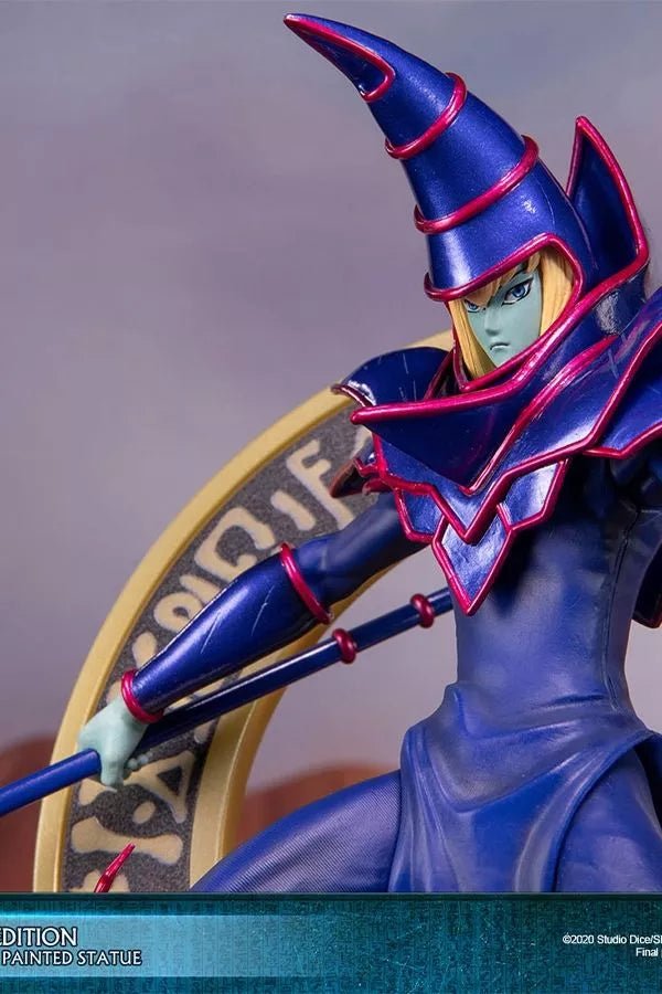 First 4 Figures - Yu - Gi - Oh! - Dark Magician Blue Variant PVC Statue - Fundom