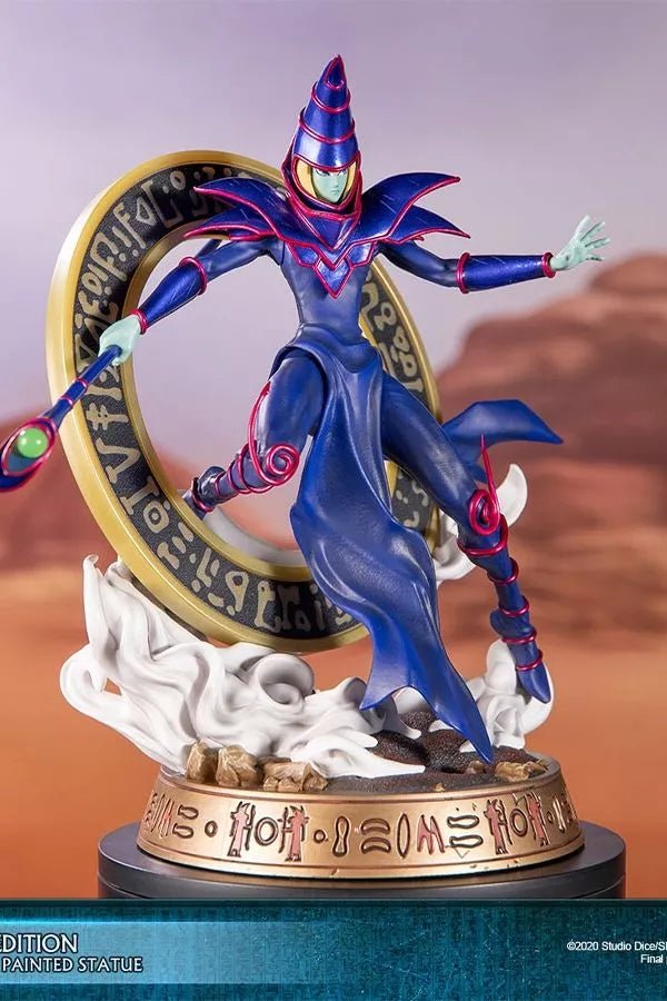 First 4 Figures - Yu - Gi - Oh! - Dark Magician Blue Variant PVC Statue - Fundom