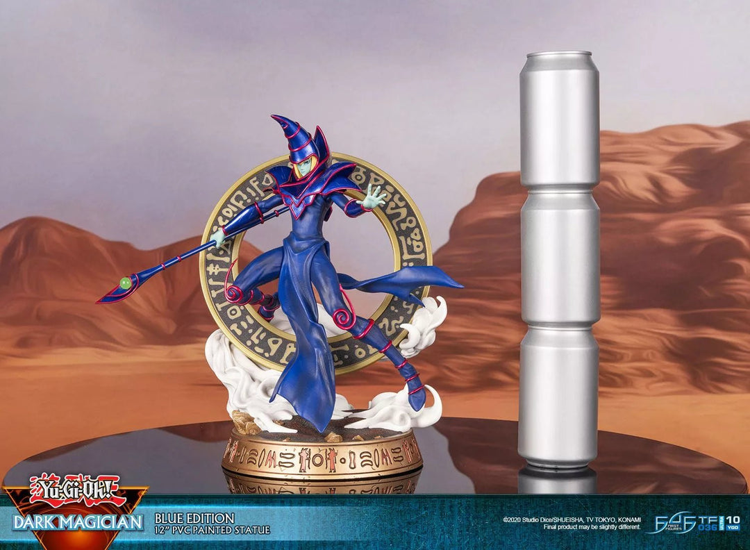 First 4 Figures - Yu - Gi - Oh! - Dark Magician Blue Variant PVC Statue - Fundom