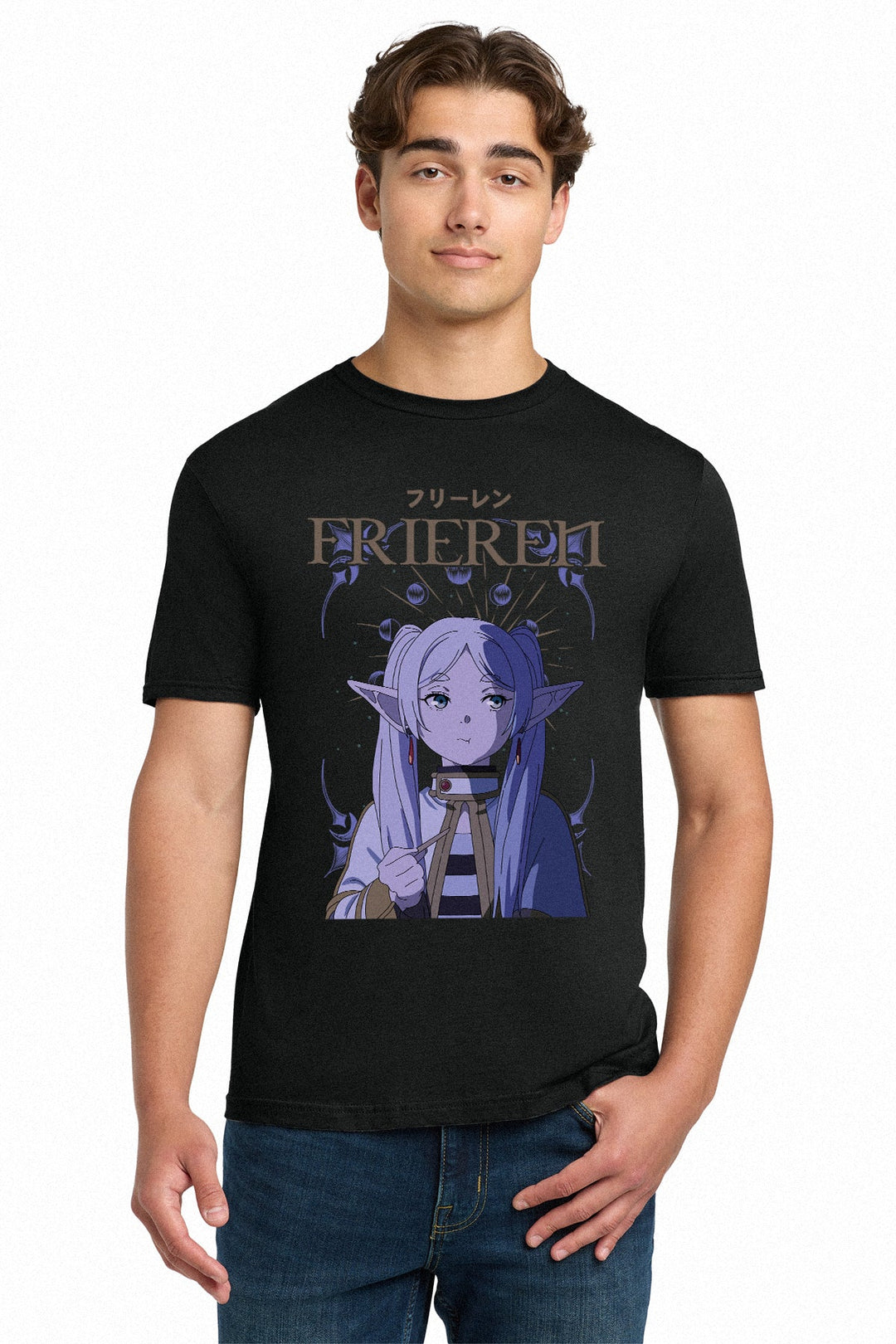 Frieren Beyond Journey's End Portrait Adult Unisex T-Shirt - Fundom
