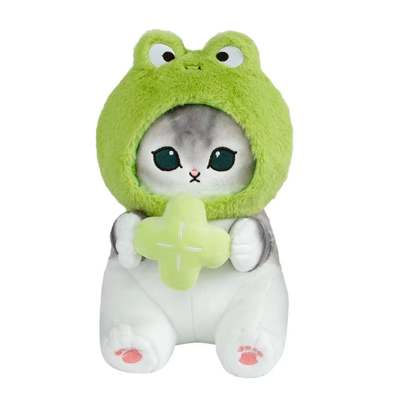 Mofusand Frog Cat Plush 12"