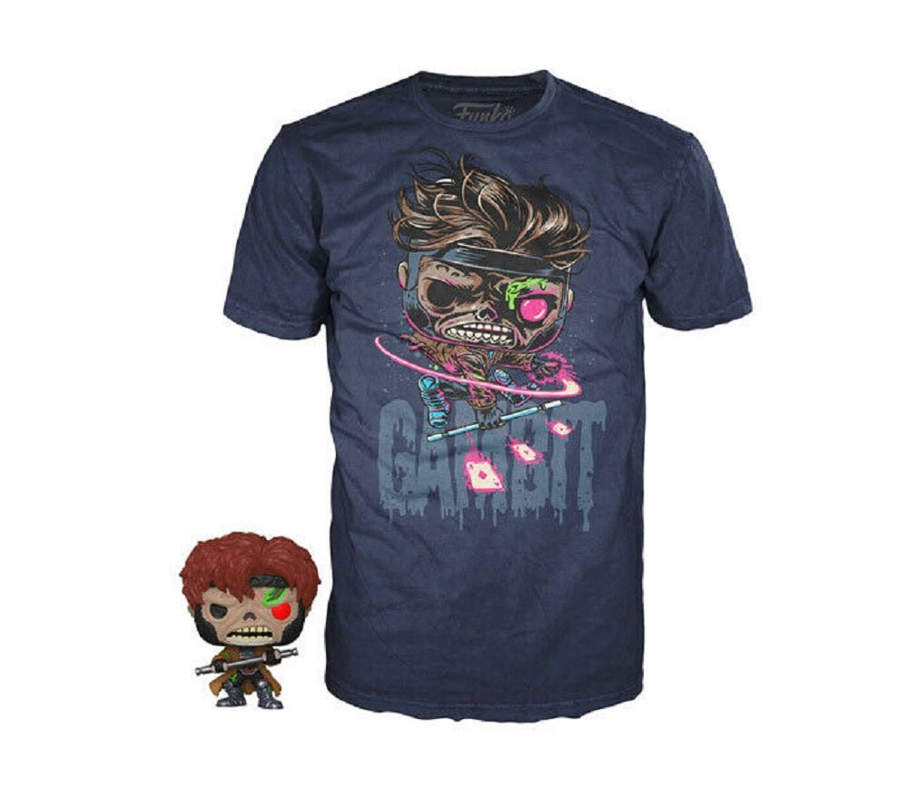 Funko Pocket Pop! and Tee Marvel Zombies Gambit Adult T Shirt - Fundom