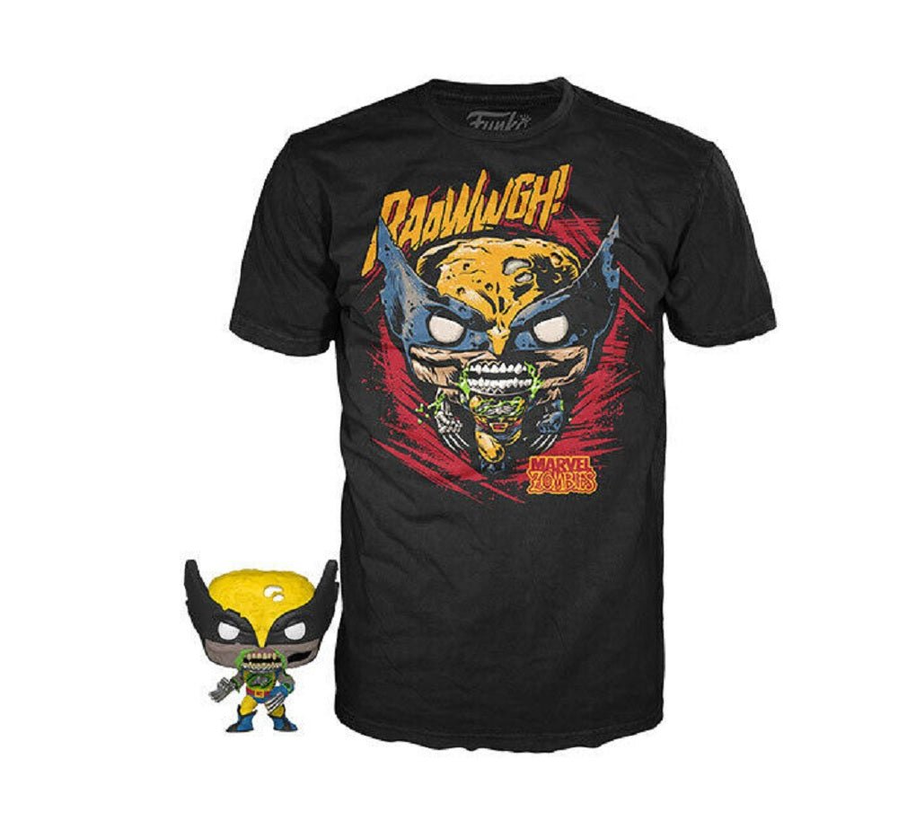 Funko Pocket Pop! and Tee Marvel Zombies Wolverine Adult T Shirt - Fundom