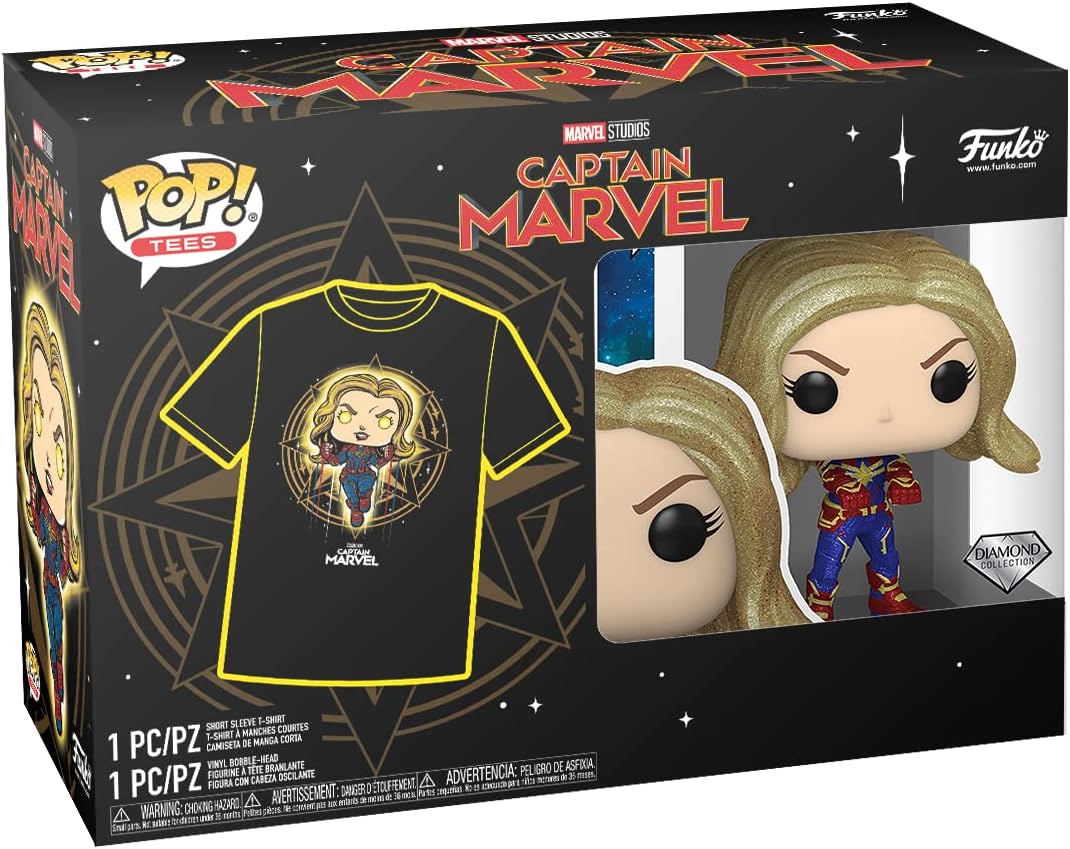 Funko Pop and Tee: Marvel - Captain Marvel - Fundom