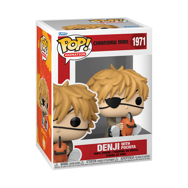 Funko Pop! Animation: Chainsaw Man - Denji with Pochita 1971 - Fundom