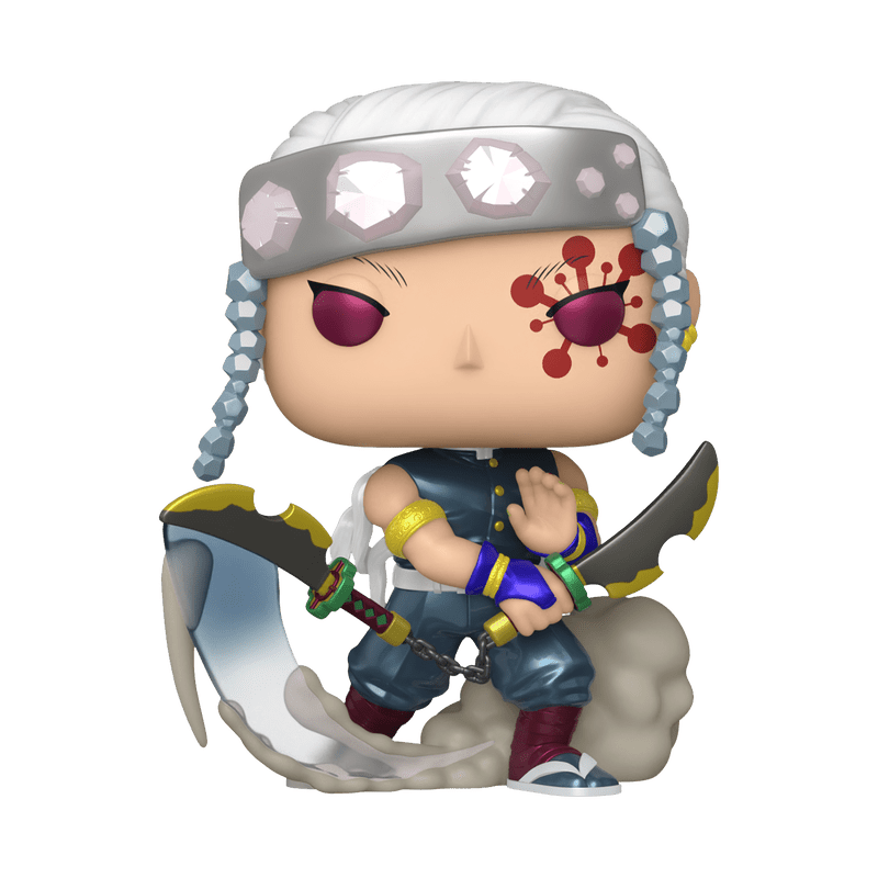 Funko Pop! Animation: Demon Slayer - Tengen Uzui With Nichirin Cleavers Metallic Chase - Fundom
