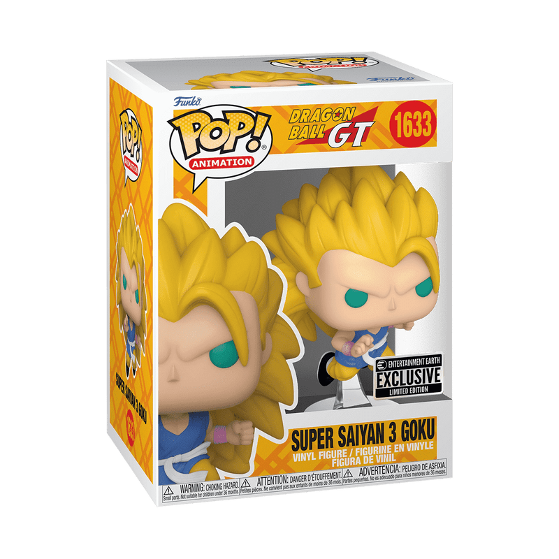 Funko Pop! Animation: Dragon Ball GT - Super Saiyan 3 Kid Goku 1633 Entertainment Earth Exclusive - Fundom