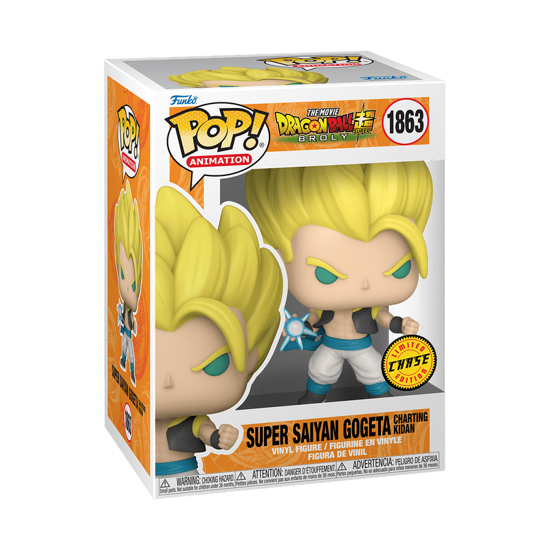 Funko Pop! Animation: Dragon Ball Super: Broly - Super Saiyan Gogeta Charting Kidan Chase 1863 - Fundom