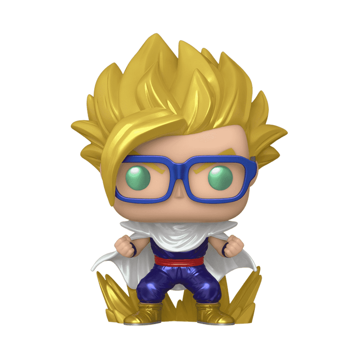 Funko Pop! Animation: Dragon Ball Super: Super Hero - Super Saiyan Gohan in Cape Metallic Chase 1708 Chalice Collectibles Exclusive - Fundom
