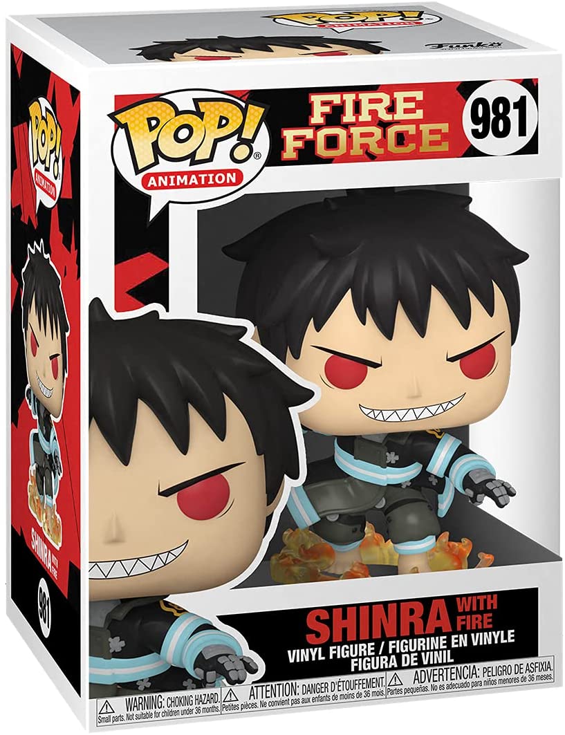 Funko Pop! Animation: Fire Force - Shinra with Fire Vinyl Figure - Fundom