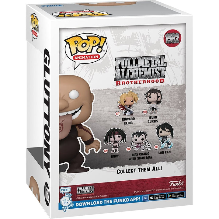 Funko Pop! Animation: Fullmetal Alchemist Brotherhood - Gluttony 1582 Entertainment Earth Exclusive - Fundom