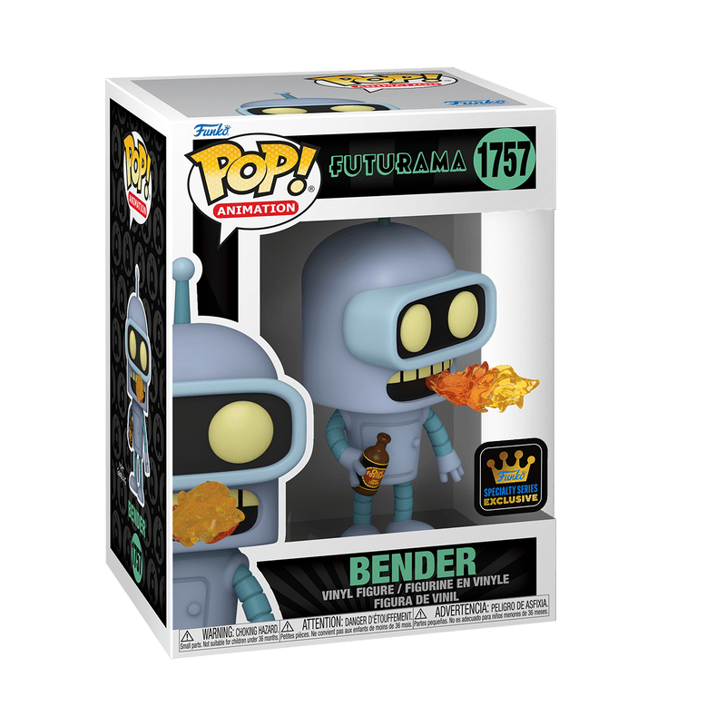 Funko Pop! Animation: Futurama - Bender Burping 1757 Specialty Series Exclusive - Fundom