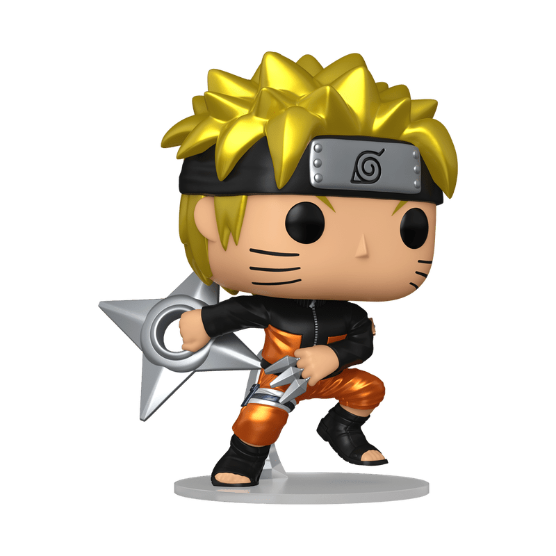 Funko Pop! Animation: Naruto: Shippuden - Naruto Uzumaki with Shuriken Metallic Chase 1843 - Fundom