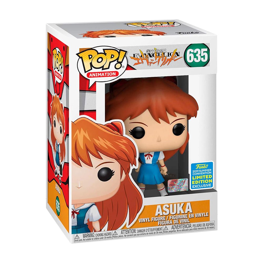 Funko Pop! Animation: Neon Genesis Evangelion - Asuka School Uniform 635 2019 Summer Convention Limited Edition Exclusive - Fundom