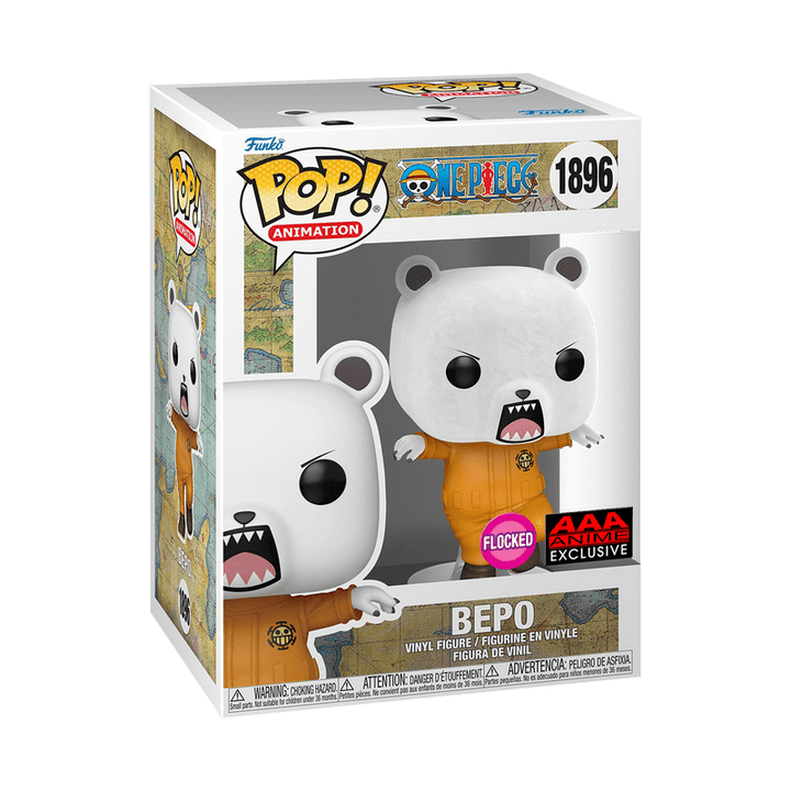 Funko Pop! Animation: One Piece - Bepo Flocked 1896 AAA Anime Exclusive - Fundom