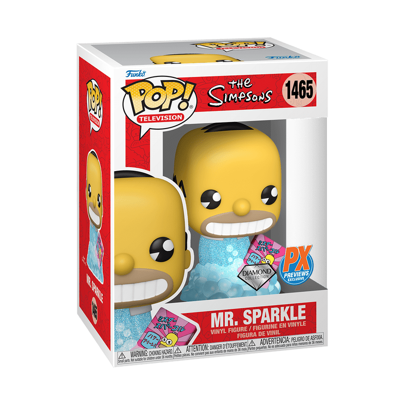 Funko Pop! Animation: The Simpsons - Mr. Sparkle Diamond Glitter PX Exclusive 1465 - Fundom
