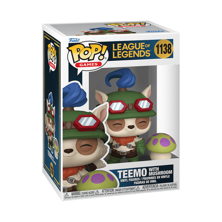 Funko Pop! & Buddy Games: League Of Legends - Teemo with Mushroom 1138 - Fundom