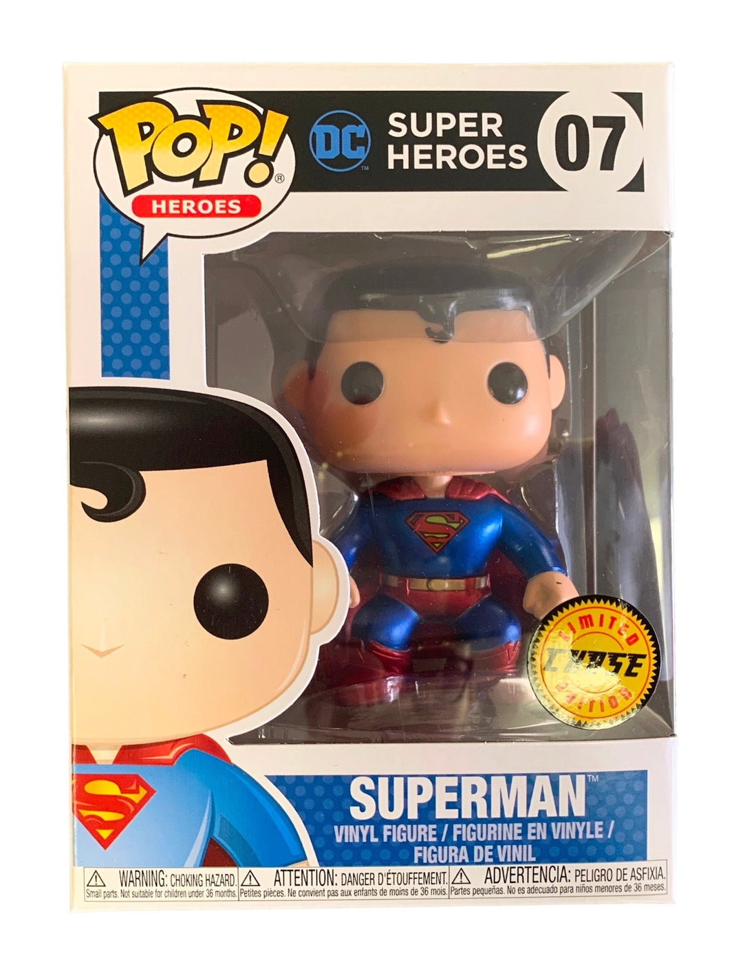 Funko Pop! DC Comics: Superman Metallic Chase 06 - Fundom