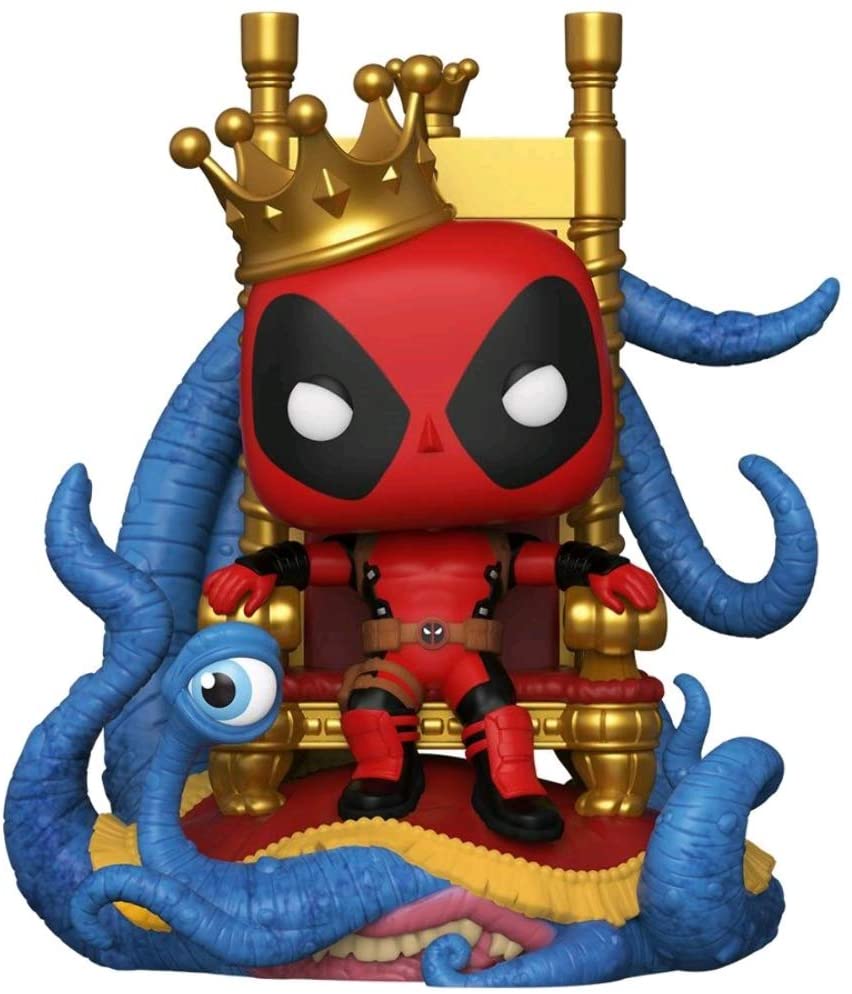 Funko Pop! Deluxe Marvel Heroes King Deadpool on Throne Vinyl Figure - Fundom