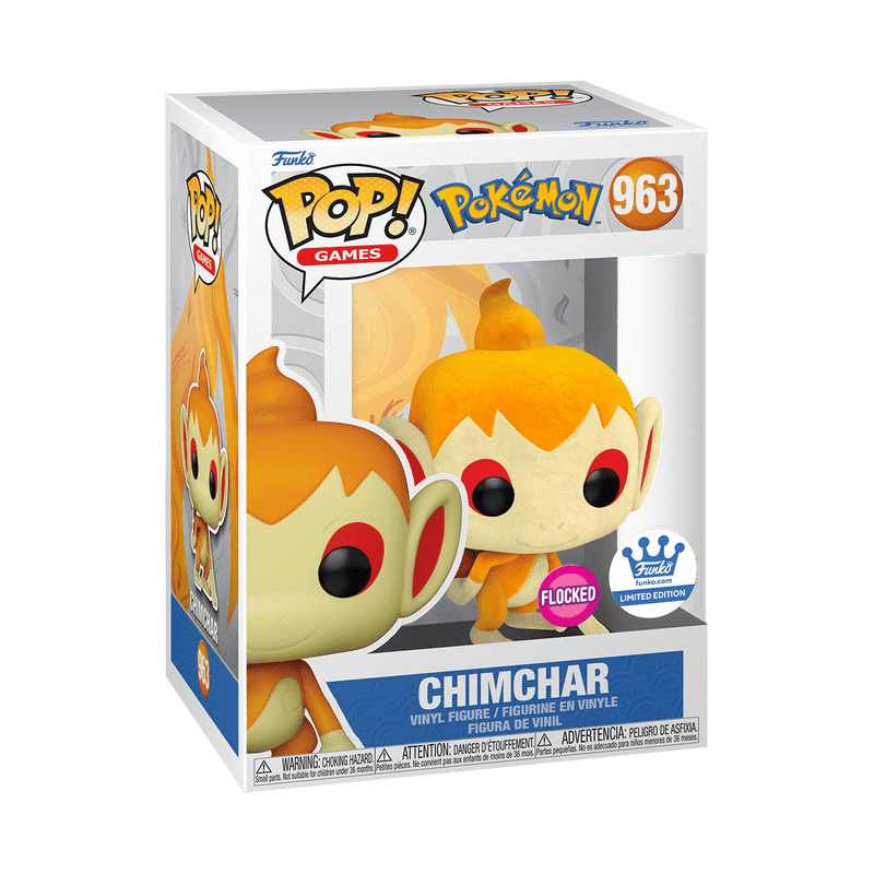 Funko Pop! Games: Pokemon - Chimchar Flocked 963 Shop Exclusive - Fundom