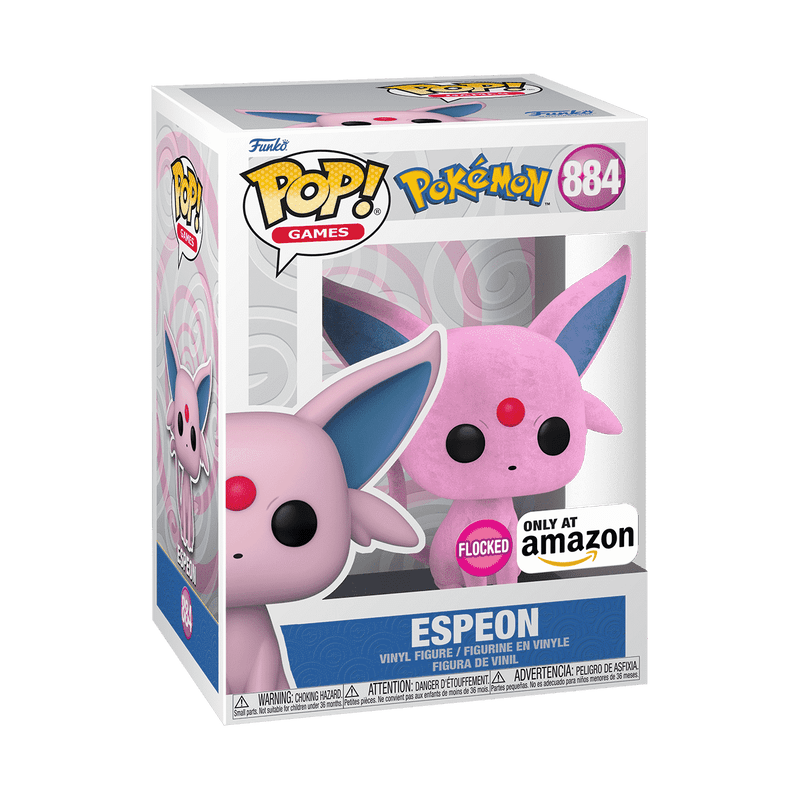 Funko Pop! Games: Pokemon - Espeon Flocked 884 Amazon Exclusive - Fundom