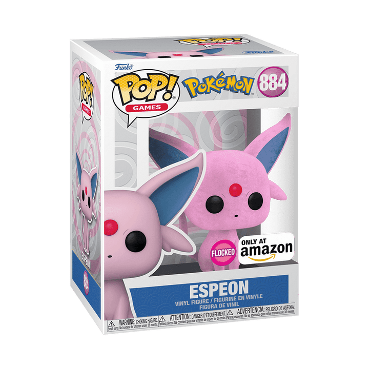 Funko Pop! Games: Pokemon - Espeon Flocked 884 Amazon Exclusive - Fundom