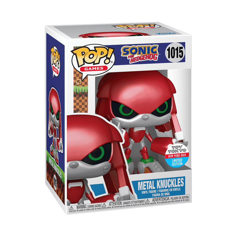 Funko Pop! Games: Sonic the Hedgehog - Metal Knuckles 1015 2024 NYCC Toy Tokyo Limited Edition Exclusive - Fundom