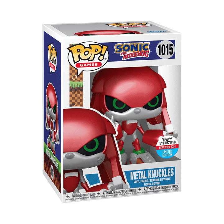 Funko Pop! Games: Sonic the Hedgehog - Metal Knuckles 1015 2024 NYCC Toy Tokyo Limited Edition Exclusive - Fundom