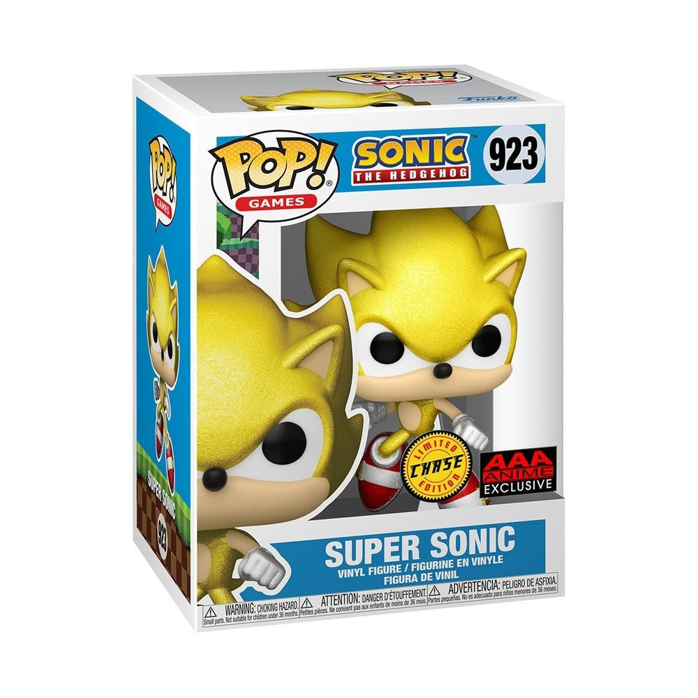 Funko Pop! Games: Sonic the Hedgehog - Super Sonic 923 Chase AAA Anime Exclusive - Fundom