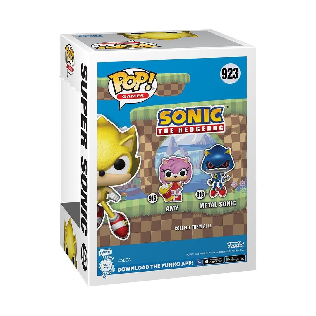 Funko Pop! Games: Sonic the Hedgehog - Super Sonic 923 Chase AAA Anime Exclusive - Fundom