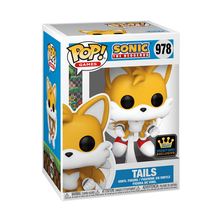 Funko Pop! Games: Sonic the Hedgehog - Tails Flying 978 Specialty Series - Fundom