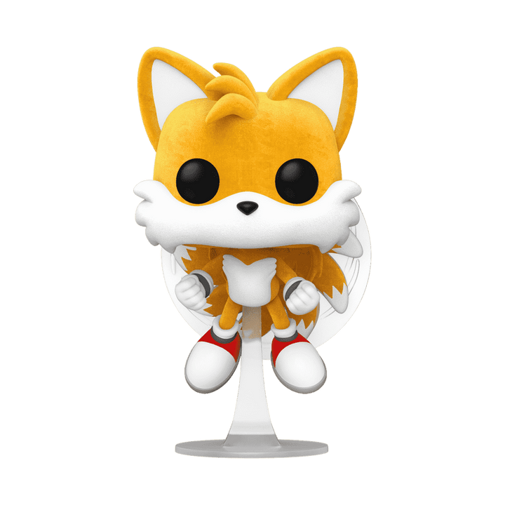 Funko Pop! Games: Sonic the Hedgehog - Tails Flying Flocked Chase 978 Specialty Series - Fundom