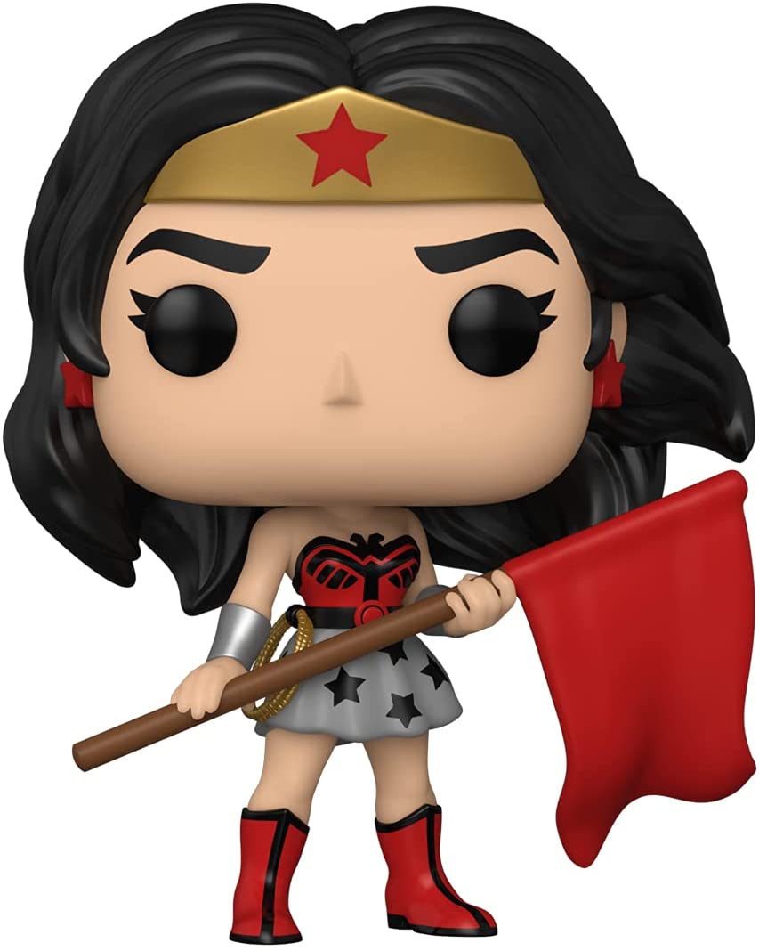 Funko Pop! Heroes: Wonder Woman 80th Anniversary - Red Son Wonder Woman Vinyl Figure - Fundom