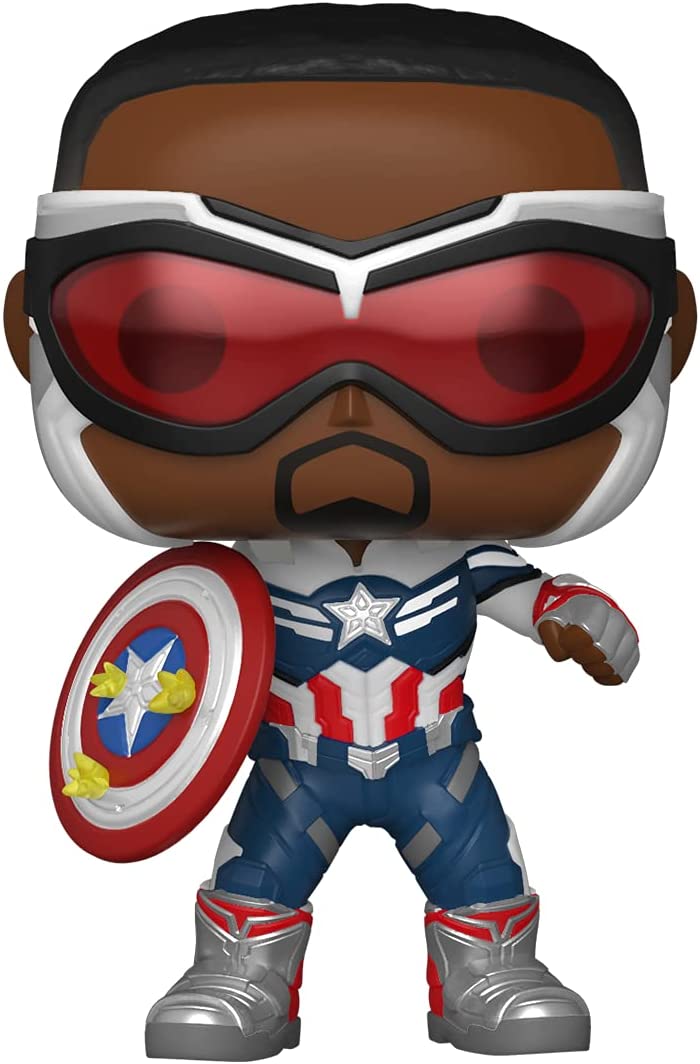 Funko POP Marvel: Falcon and The Winter Soldier - Captain America (Sam Wilson) with Shield Year of The Shield Amazon Exclusive - Fundom