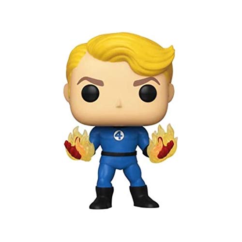 Funko Pop! Marvel: Fantastic Four - Human Torch Suited (Glow in the Dark) - Fundom