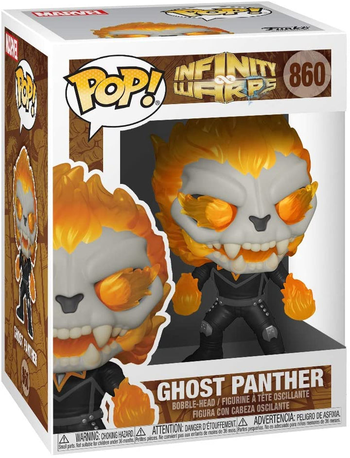Funko Pop! Marvel: Infinity Warps - Ghost Panther Vinyl Figure - Fundom