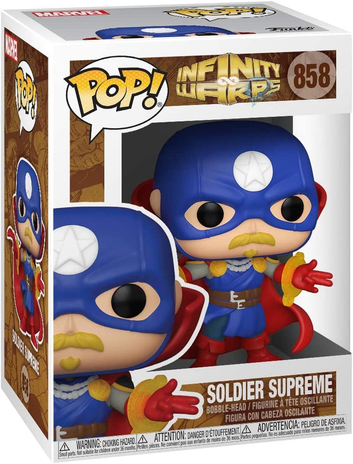 Funko Pop! Marvel Infinity Warps Soldier Supreme Vinyl Figure - Fundom