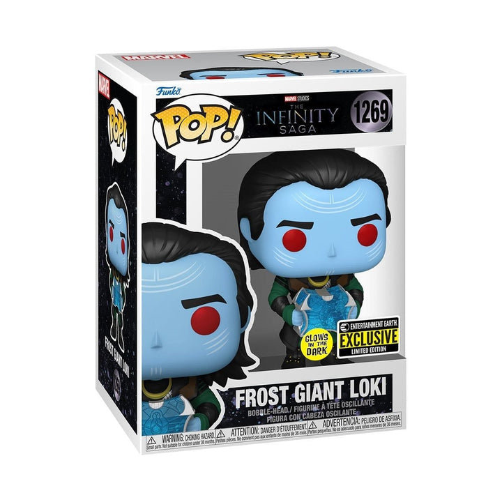 Funko Pop! Marvel Studios: The Infinity Saga Thor - Frost Giant Loki Glow - in - the - Dark Entertainment Earth Exclusive - Fundom