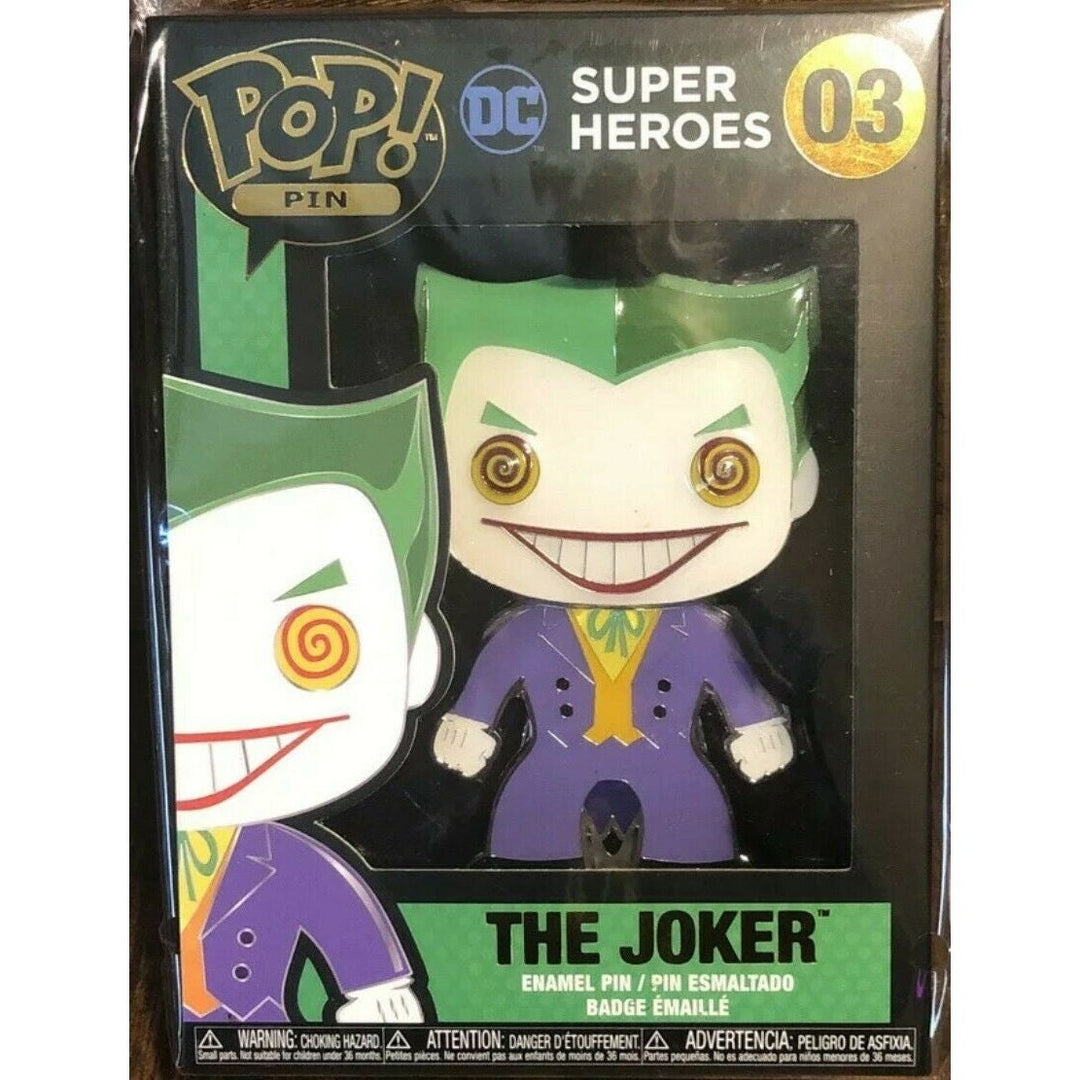Funko Pop! Pin - DC Super Heroes Joker 03 Enamel Pin - Fundom