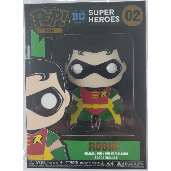 Funko Pop! Pin - DC Super Heroes Robin 02 Enamel Pin - Fundom
