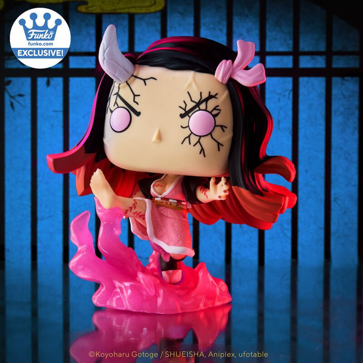 Funko Pop! Plus: Demon Slayer: Kimetsu no Yaiba - Nezuko Kamado Blood Demon Art Glow - in - the - dark 1663 Shop Exclusive - Fundom