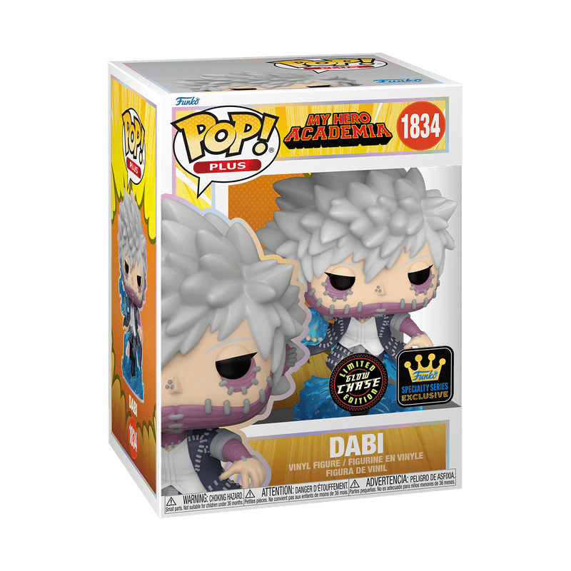Funko Pop! Plus: My Hero Academia - Dabi Glow - in - the - dark Chase 1834 Specialty Series Exclusive - Fundom