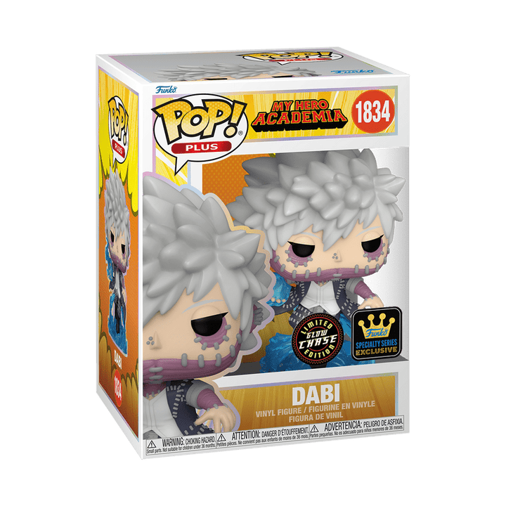 Funko Pop! Plus: My Hero Academia - Dabi Glow - in - the - dark Chase 1834 Specialty Series Exclusive - Fundom
