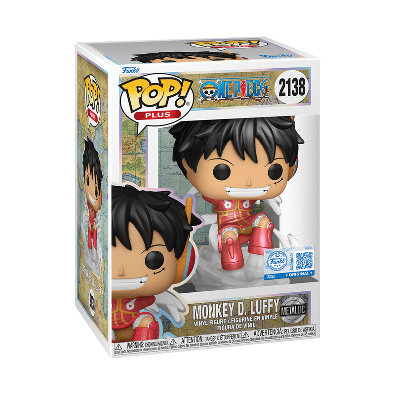 Funko Pop! Plus: One Piece - Monkey D. Luffy Egghead Arc 2138 Metallic Hot Topic Exclusive - Fundom