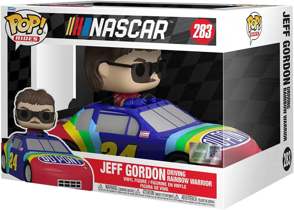 Funko Pop! Ride Super Deluxe: NASCAR - Jeff Gordon (Rainbow Warriors) - Fundom